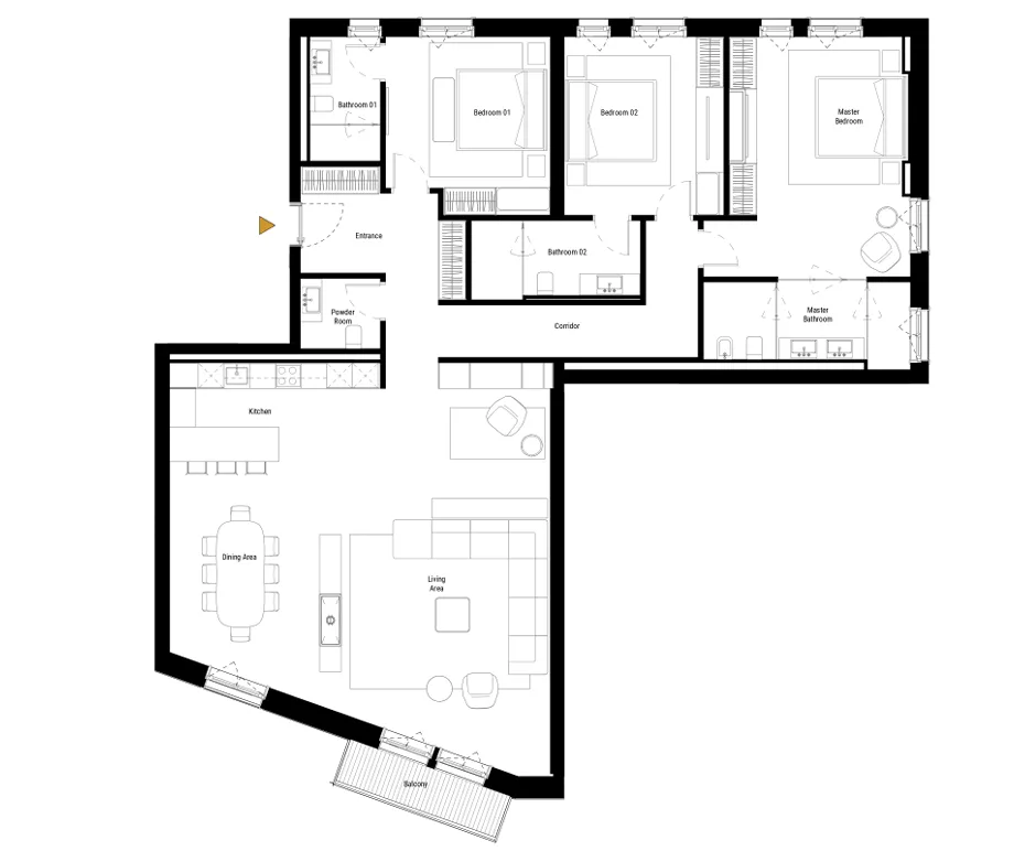 Exklusives Duplex-Apartment mit 4.5 Zimmern in Andermatt – Foto 20 von 20