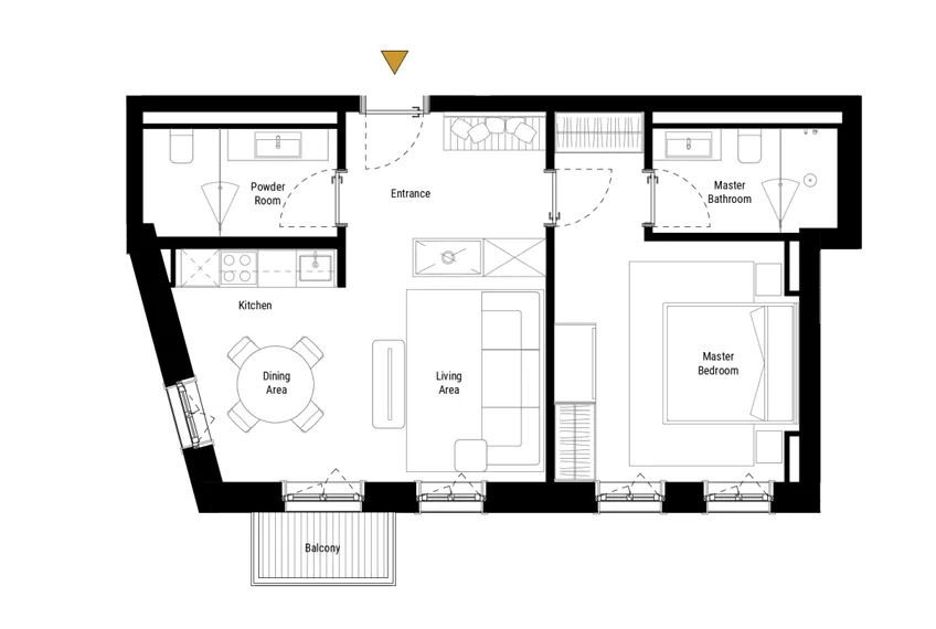 Elegantes Apartment mit 2.5 Zimmern in Andermatt – Foto 20 von 20