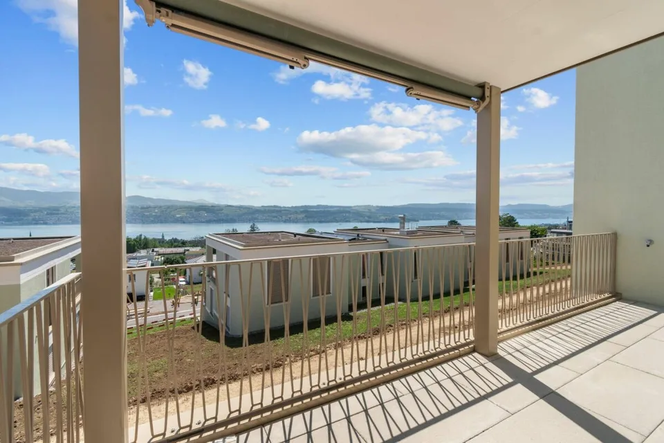 TILIA COSTRUZIONE NUOVA | Vivere con vista sul lago a Männedorf - appartamento di 3,5 locali in affitto al piano medio con vista a 180° sul lago di Zurigo – foto 9 di 16