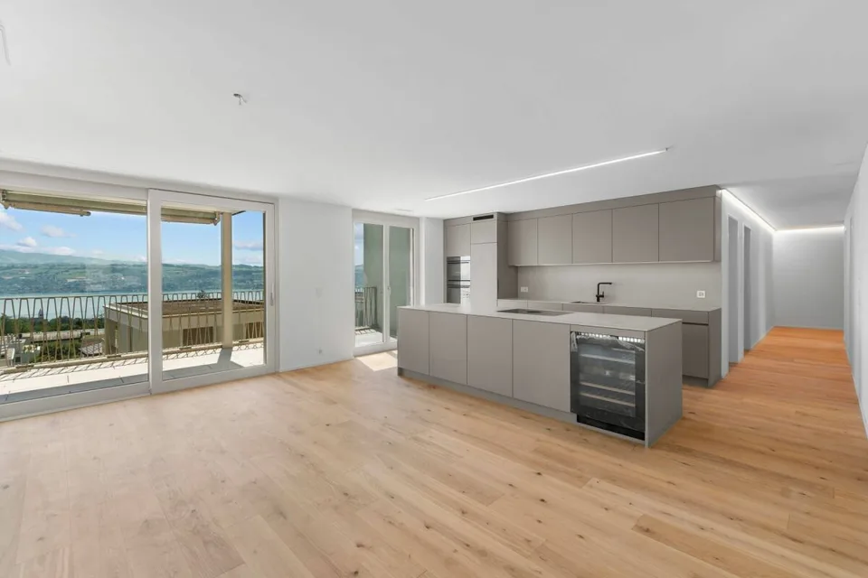TILIA COSTRUZIONE NUOVA | Vivere con vista sul lago a Männedorf - appartamento di 3,5 locali in affitto al piano medio con vista a 180° sul lago di Zurigo – foto 10 di 16