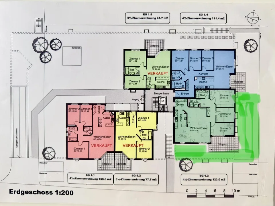 Appartement de jardin spacieux 4.5 pièces avec 100 m² d'espace extérieur à Bülach – photo 8 sur 8