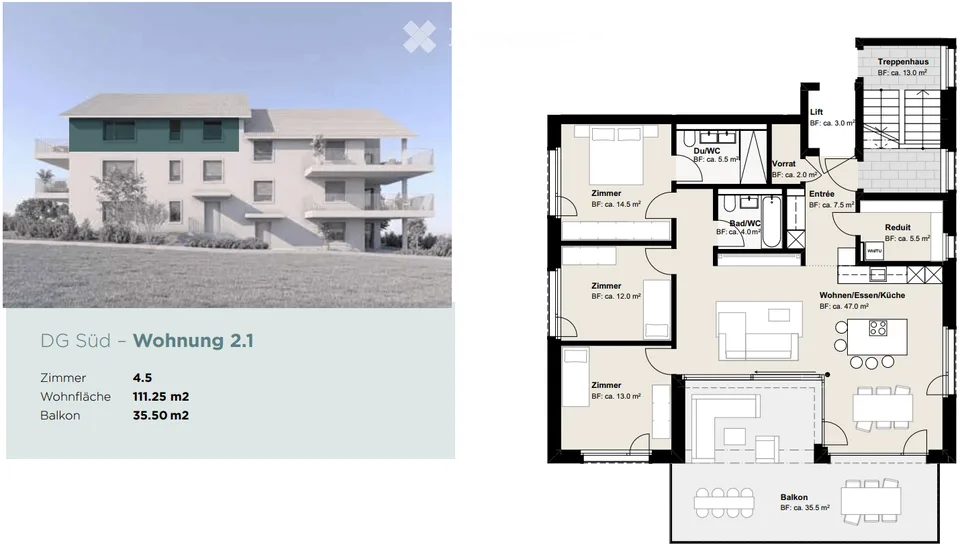 Appartements avec vue sur le lac ou sur la campagne dans un standard de construction de haute qualité – photo 8 sur 9