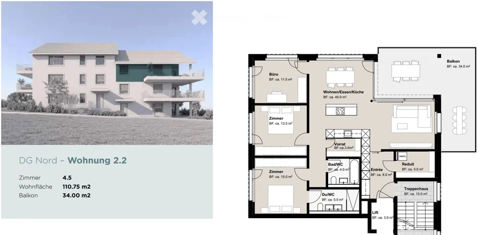 Appartements avec vue sur le lac ou sur la campagne dans un standard de construction de haute qualité – photo 9 sur 9