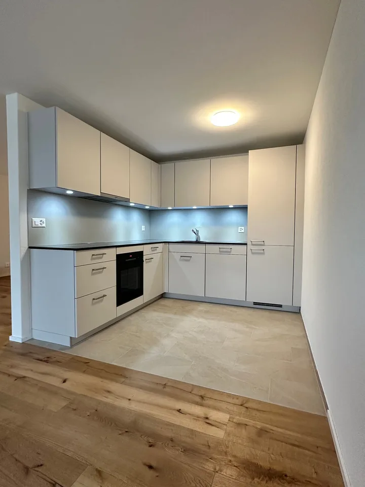 Neuwertige moderne 3.5-Zimmer-Wohnung mit eigenem Waschturm – Foto 3 von 9