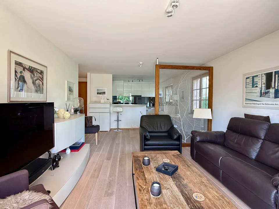 Superbe appartement de 2,5 pièces avec grande terrasse et belle échappée sur le lac et les montagnes – foto 18 di 21