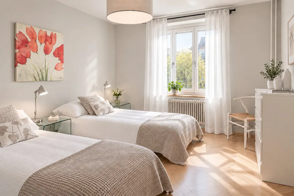 Neu renovierte, möblierte 3.5-Zimmer-Altbauwohnung mit Balkon in Zürich Wiedikon – Foto 7 von 11