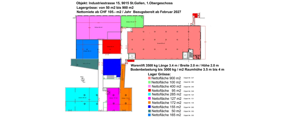 Flexible Gewerbeflächen von 50 m2 bis 900 m2 – Foto 3 von 9