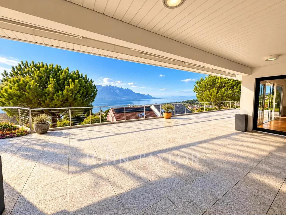Villa indipendente in posizione tranquilla con vista panoramica sul lago – foto 4 di 19