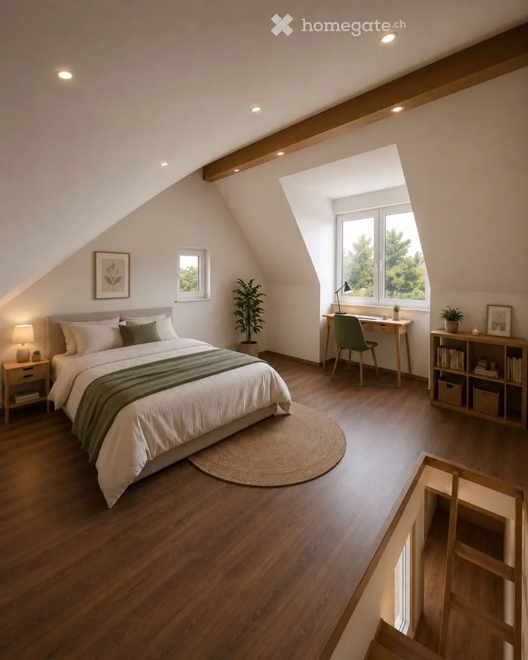 Charmante 3-Zimmer-Maisonettewohnung in Kirchberg – Foto 4 von 4