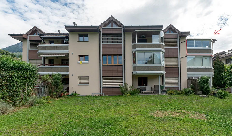 Appartement confortable et bien entretenu de 3,5 pièces dans un quartier résidentiel calme et ensoleillé – photo 12 sur 13