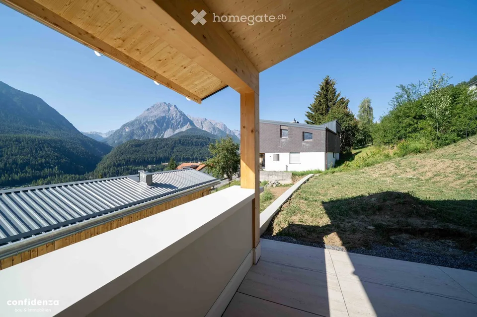 Exklusives Neubau-EFH mit Panorama in Scuol – Erstwohnsitz in Top-Hanglage – Foto 14 von 14