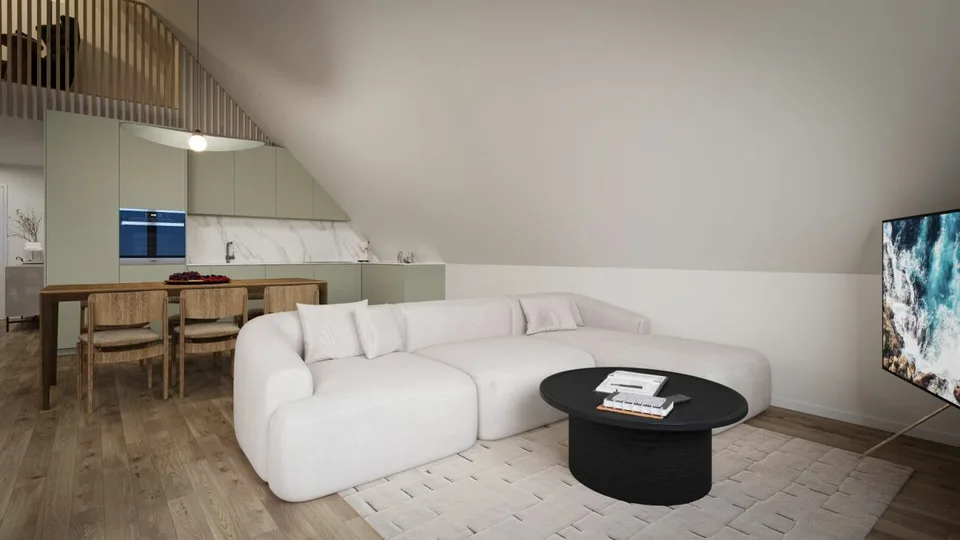 Exclusive attic apartment surrounded by nature – photo 2 of 12