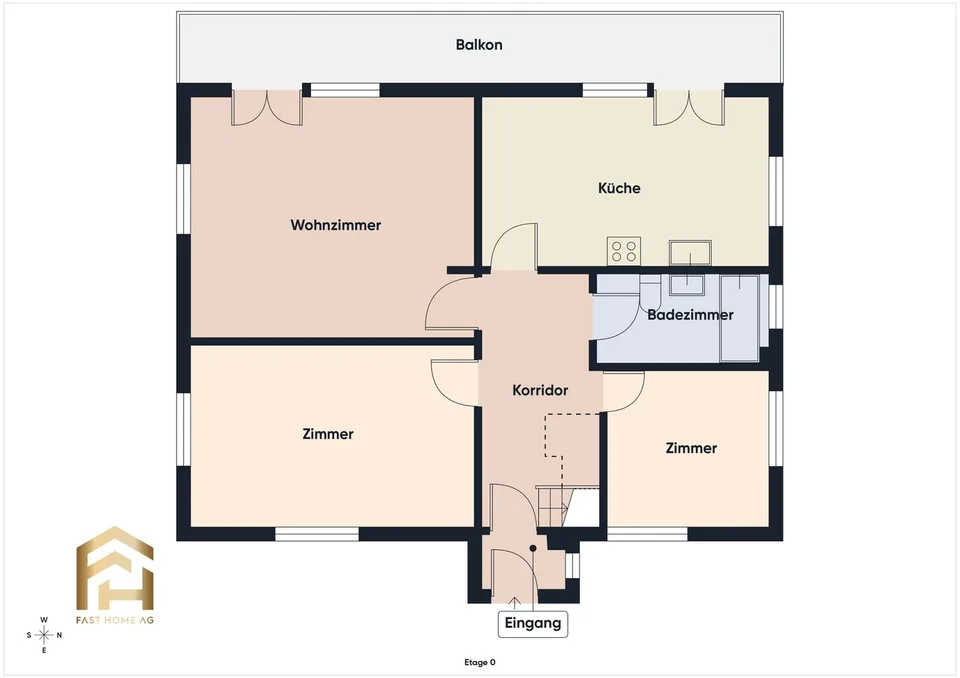 Chalet in Ernen als Ferienwohnung oder Erstwohnsitz mit Einliegerwohnu – Foto 12 von 13