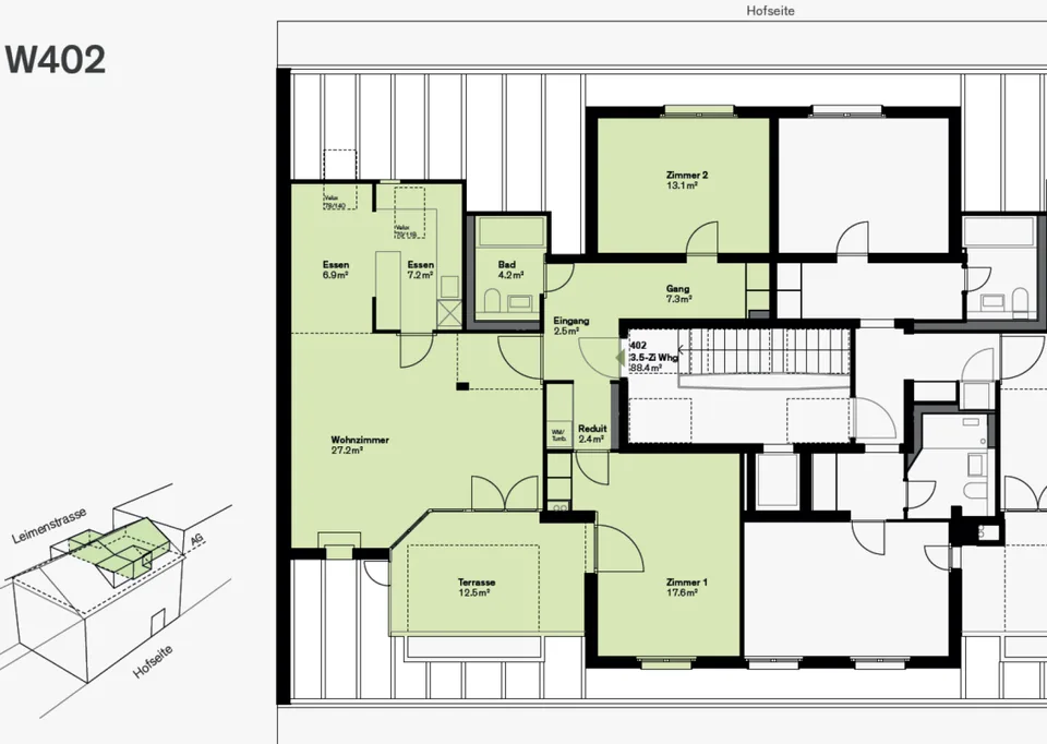 Moderne 3.5-Zimmerwohnung «am Ring» in Basel zu vermieten – Foto 10 von 10