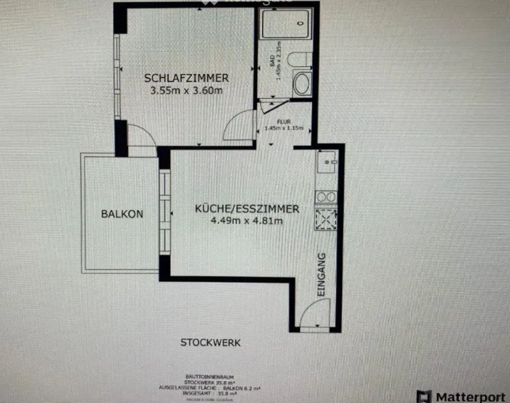 Schöne und helle 2,5 Zimmer-Wohnung ab SOFORT – Foto 13 von 13