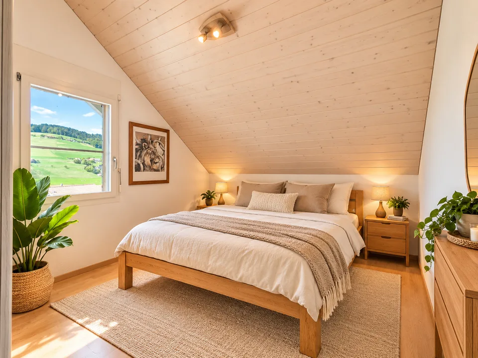 Stylish 4.5-room maisonette apartment with a far-reaching view in Walkringen – photo 6 of 11