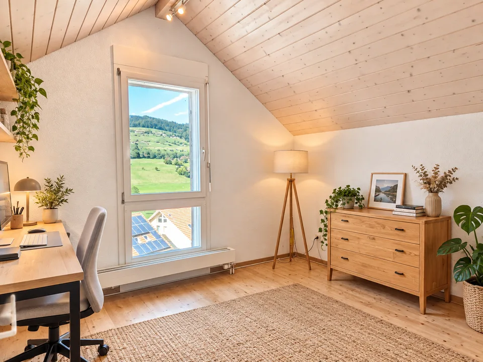 Stylish 4.5-room maisonette apartment with a far-reaching view in Walkringen – photo 11 of 11