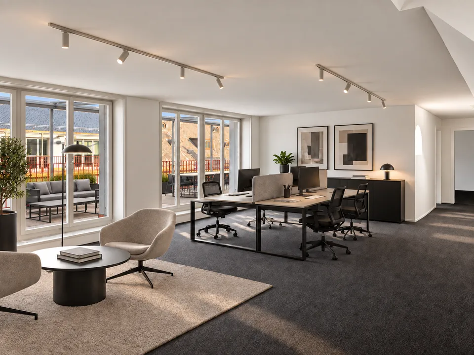 190m² Bürofläche mit Terrasse nur wenige Schritte vom Paradeplatz – Foto 2 von 4