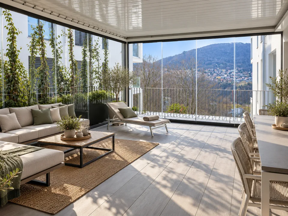 3,5 Lokale MINERGIE-P® mit großer Pergola – Lugaggia – Foto 2 von 13