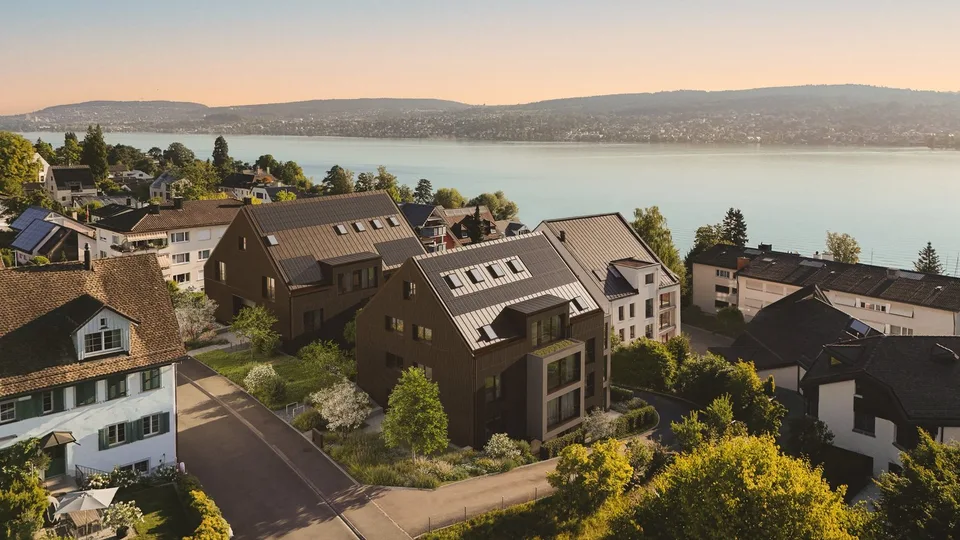Neubau 3.5 Zimmer Wohnung mit See vor der Haustür – Foto 2 von 5