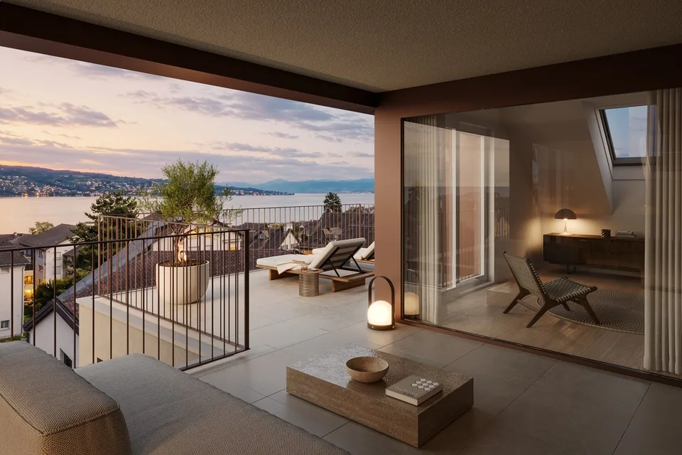 Neubau 3.5 Zimmer Wohnung mit See vor der Haustür – Foto 5 von 5