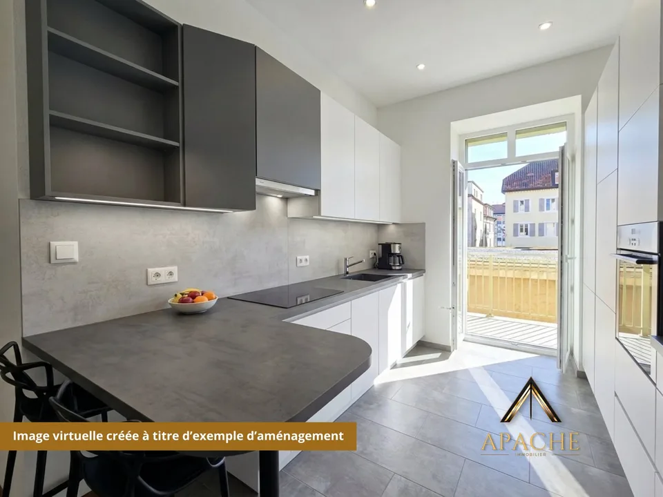 2 + 3,5 Räume oder 5,5 Räume mit großem Balkon? Die Wahl liegt bei Ihnen! – Foto 3 von 13