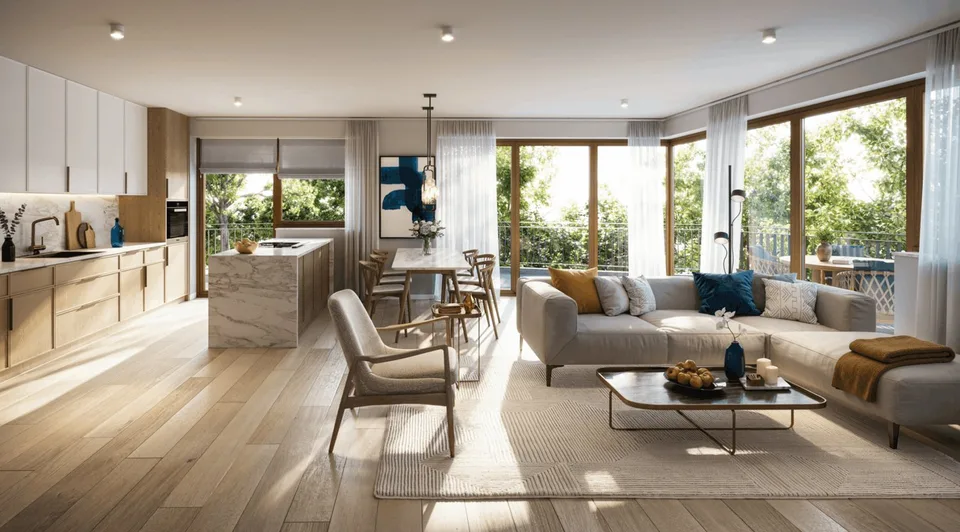 NEUBAUWOHNUNG UMGE BEN VON GRÜN – Foto 8 von 11
