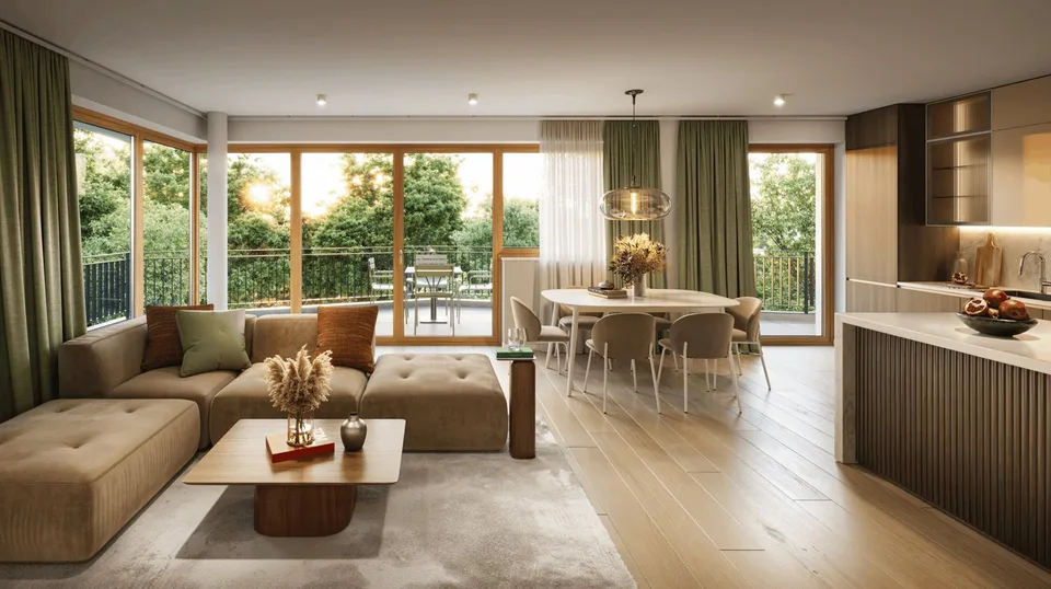 NEUBAUWOHNUNG UMGE BEN VON GRÜN – Foto 10 von 11