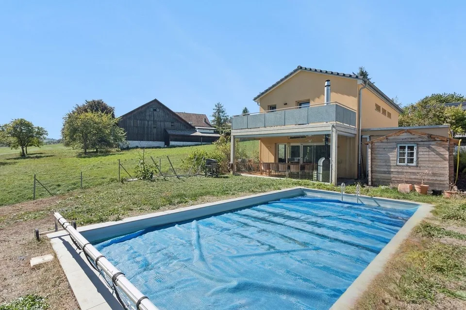 Villa individuelle contemporaine 5.5pièces avec piscine à Carrouge VD – photo 4 sur 13