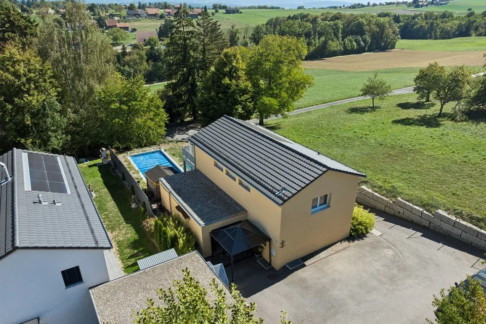 Villa individuelle contemporaine 5.5pièces avec piscine à Carrouge VD – photo 13 sur 13