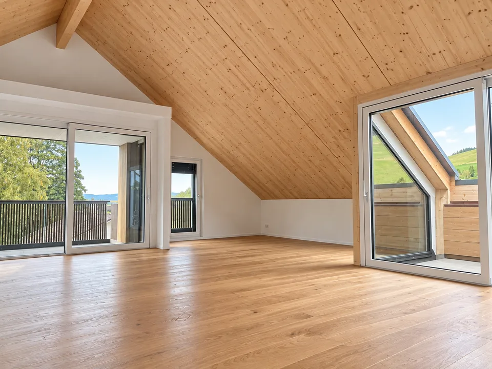 New and modern 3.5-room attic apartment with a view of the green – photo 6 of 9