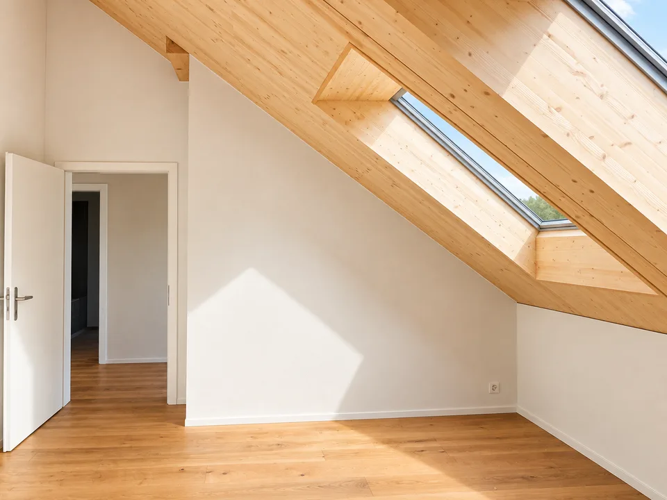 New and modern 3.5-room attic apartment with a view of the green – photo 8 of 9