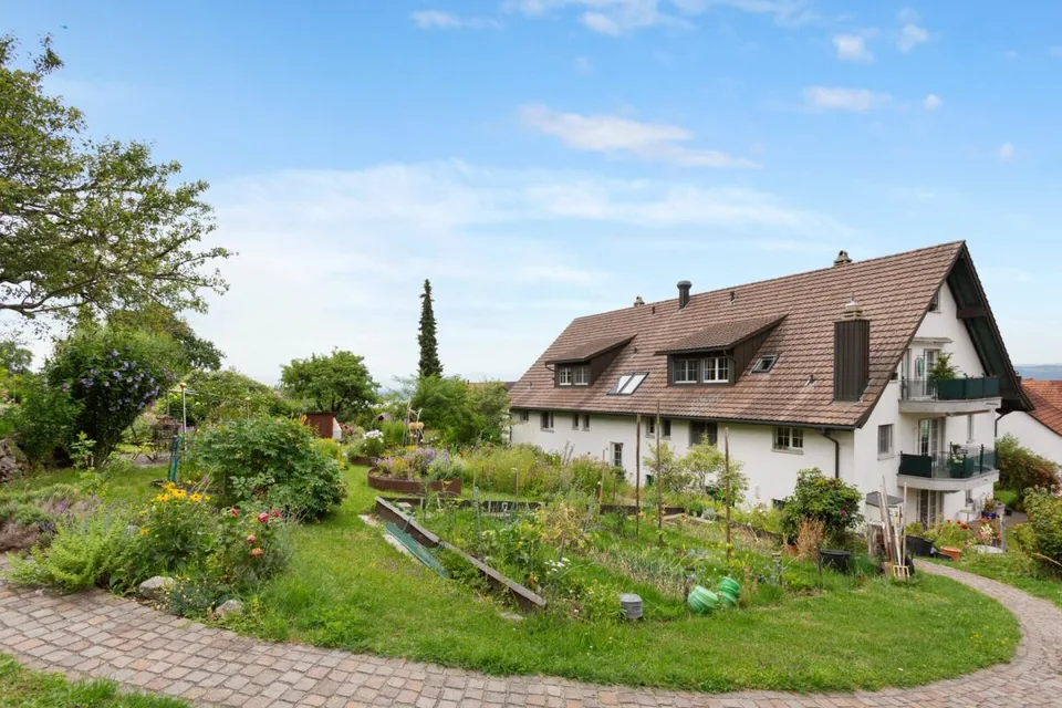 Maisonette rénovée dans un environnement vert avec vue sur le lac de Pfäffikersee et les Alpes – photo 3 sur 12