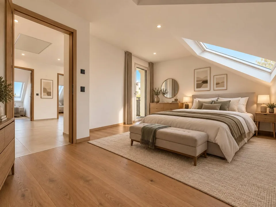 Duplex mit 4.5 Zimmern und Balkonen – Foto 7 von 13