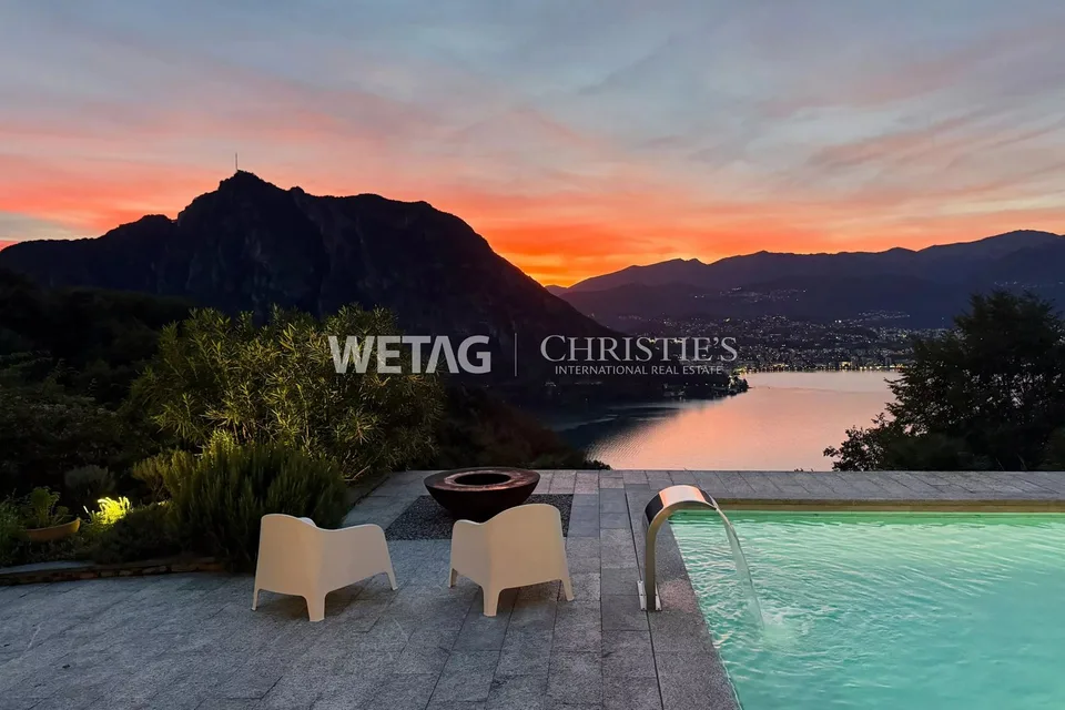 Villa méditerranéenne élégante avec piscine, pool house & vue spectaculaire sur le lac à vendre à Lugano-Pugerna – photo 13 sur 13