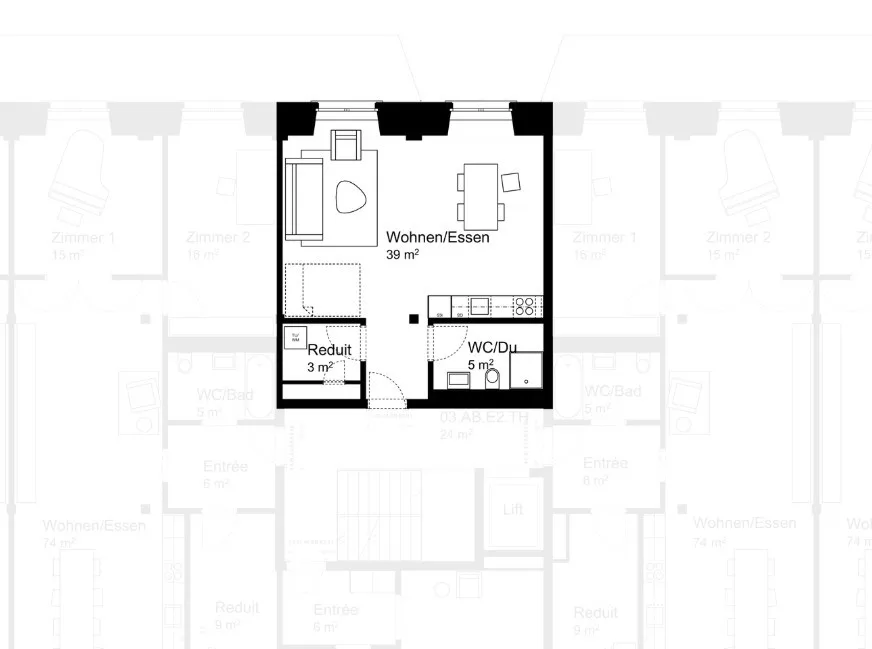 Erstvermietung - Moderne Wohnung mit industriellem Charme – Foto 2 von 5