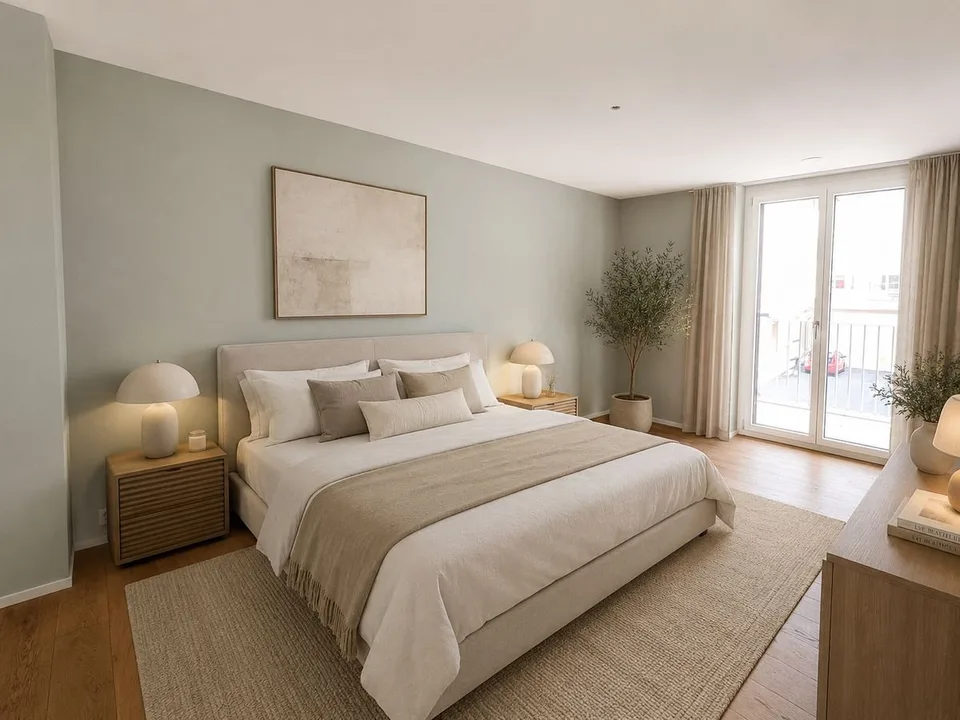 Traumhafte 3.5 Zimmer-Wohnung im ersten Stock mit Aussicht – photo 3 sur 7