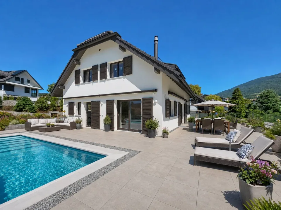 Neuf ! Villa individuelle avec piscine et magnifique vue sur le lac – photo 14 sur 26