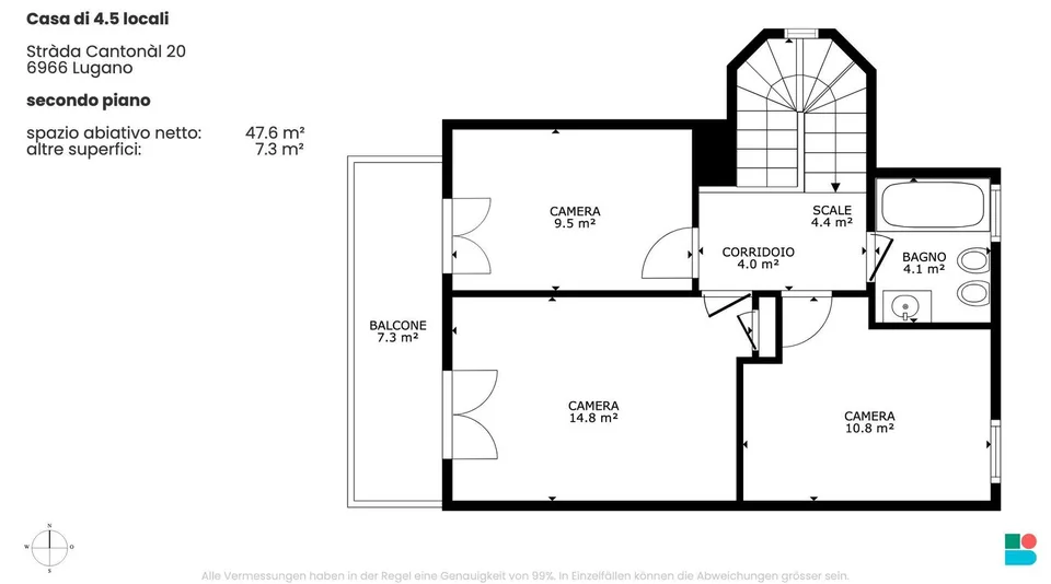 Haus mit 4.5 Zimmern in Villa Luganese – Foto 11 von 11