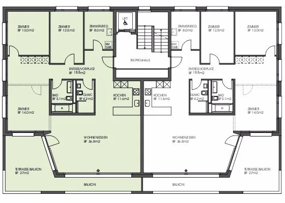 Lichtdurchflutete 4.5-Zimmer-Minergie-P-Wohnung in Dornach – Foto 17 von 17