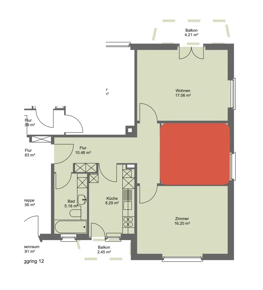 2½ ZI-WOHNUNG IN LUZERN, MÖBLIERT, TEMPORÄR – foto 7 di 7