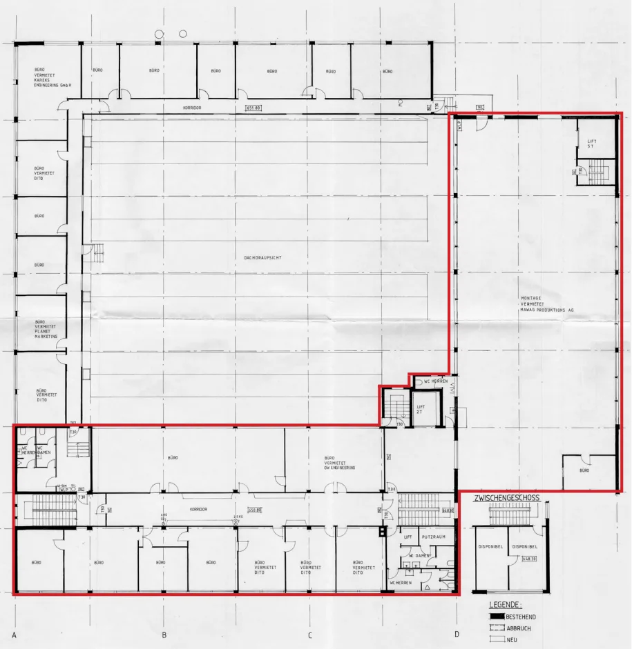 Spazi commerciali e uffici spaziosi da 400 a 830 m² a San Gallo – foto 6 di 6