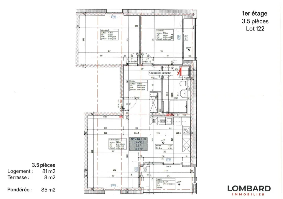 ***RESERVIERT*** Geräumige 3.5-Zimmer-Wohnung im 1. Stock – Foto 8 von 8