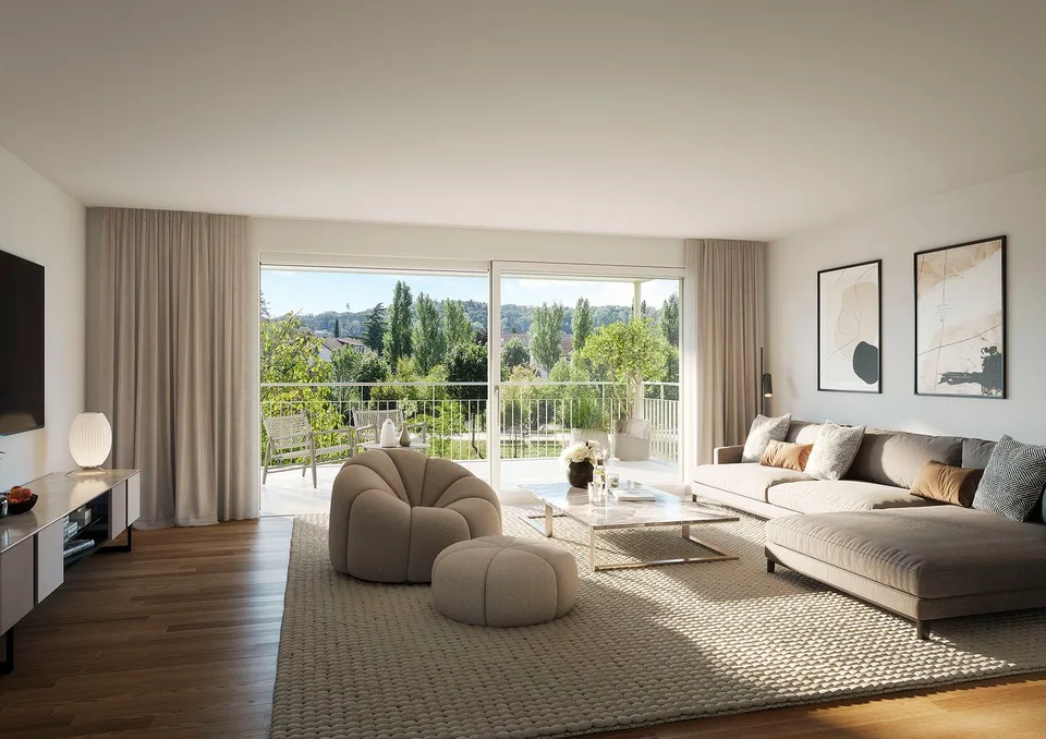 Natürlich schön wohnen - moderne 3.5-Zimmer-Neubauwohnung – Foto 2 von 2