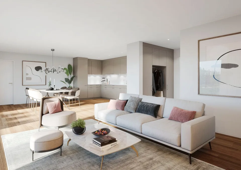Natürlich schön wohnen - moderne 3.5-Zimmer-Neubauwohnung – Foto 3 von 3