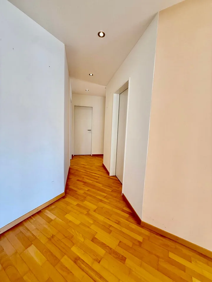 Appartamento soleggiato di 3,5 locali con serra invernale e balcone circolare a Stallikon – foto 14 di 24