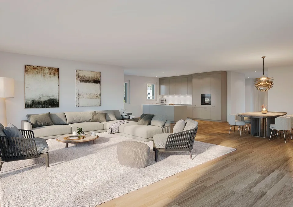 Natürlich schön wohnen - moderne 4.5-Zimmer-Attika-Neubauwohnung – foto 2 di 3