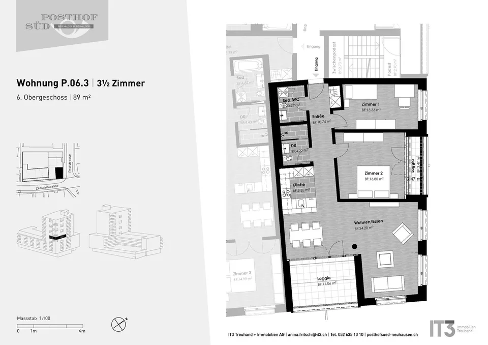 Appartement de construction neuve 3.5 pièces au centre-ville – photo 9 sur 9