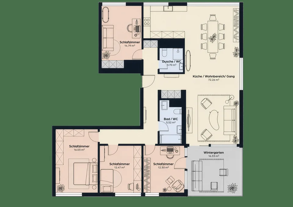 5.5-room apartment in Zug – photo 10 of 10