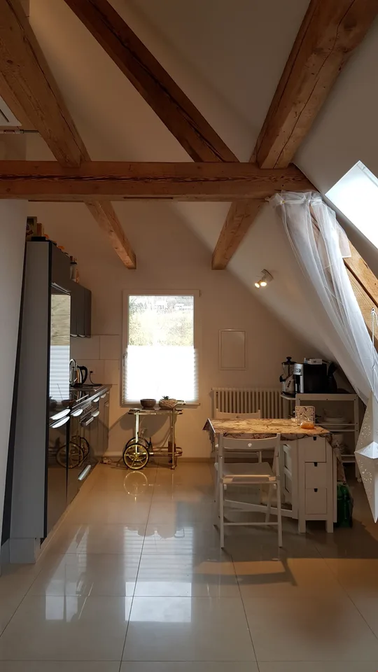 Beautiful 2.5-room attic apartment in a small 3-family house for rent – photo 2 of 13